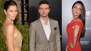 Jessica Biel, Justin Timberlake e Mila Kunis - Getty Images