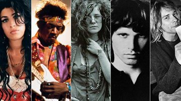 Amy Winehouse, Jimi Hendrix, Janis Joplin, Jim Morrison, Kurt Cobain - Montagem