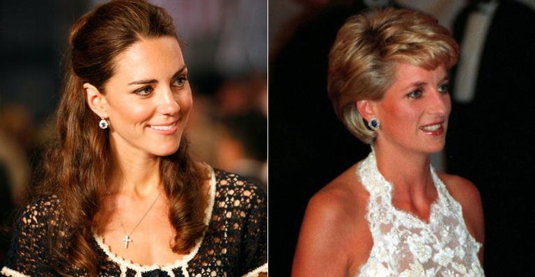 Kate Middleton e princesa Diana usam o mesmo brinco - Getty Images / Grosby Group