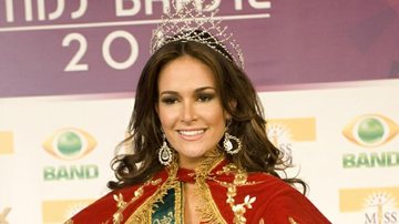 Priscila Machado, a miss Brasil 2011 - Luciano Trevisan / Divulgação Band