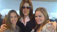 Ex-BBBs Michelly e Paula tietam Claudia Raia - Twitter / Reprodução