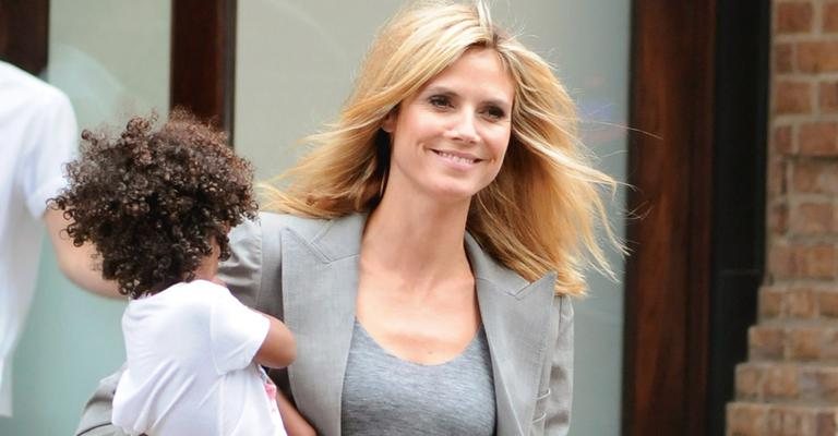 Heidi Klum e herdeiros. - Cityfiles