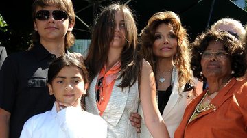 Prince, Blanket, Paris, La Toya e Katherine - Getty Images