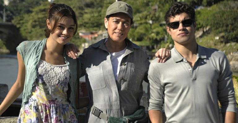 Sophie Charlotte, Lília Cabral e Caio Castro - TV Globo