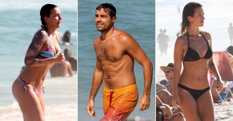 Famosos se refrescaram nas praias do Rio de Janeiro