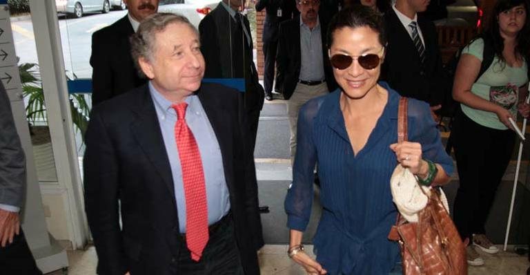 Jean Todt e Michelle Yeoh - Orlando Oliveira / AgNews