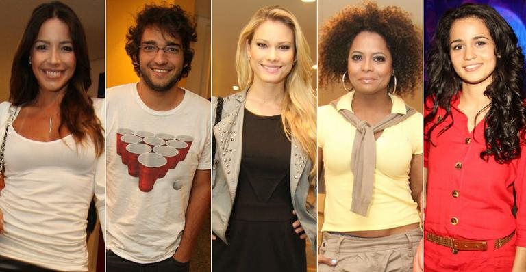 Renata Domingues, Humberto Carrão, Karen Junqueira, Adriana Bombom e Nanda Costa - Raphael Mesquita / PhotoRioNews