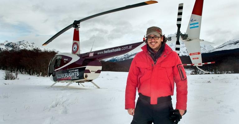 Na temporada CARAS/Neve em Ushuaia, o ator vence um trauma. - Martin Gurfein