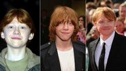 Rupert Grint em 2001, 2004 e 2011 - Getty Images