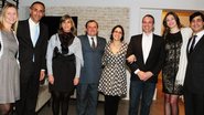 Em S. José dos Campos, o casal Rosana Dalla Torre e Eduardo Cury, prefeito da cidade, Nádia e seu João Francisco Sawaya, Valeska Silva e o marido, Dudu Braga, e Ana Cláudia Viegas durante inauguração.