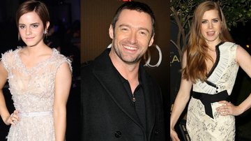 Emma Watson, Hugh Jackman e Amy Adams - Getty Images