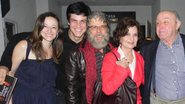 Paula Braun com seu Mateus Solano, José Mayer, Rosamaria Murtinho e Mauro Mendonça - Fausto Candelaria / AgNews