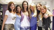 Em SP, Cibele Freddi, Natália Basso, Ana Gabriela Ballesteros, Erika dos Mares Guia, Renata Fleury e Luciana Srour em lançamento de coleção primavera-verão de linha feminina.