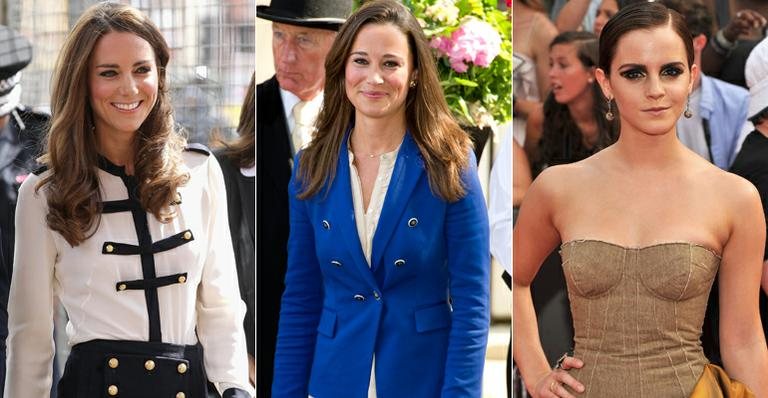 Kate Middleton, Pippa Middleton e Emma Watson - Getty Images