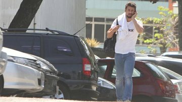 Cauã Reymond saindo de na Academia na Barra da Tijuca - Dilson Silva/AgNews