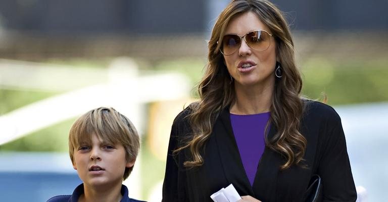 Elizabeth Hurley e Damian. - Splash News