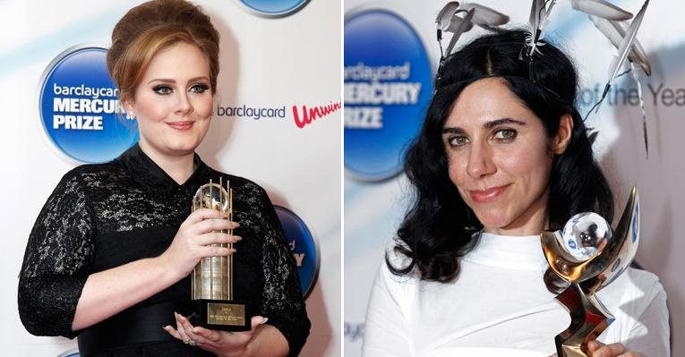 Adele e PJ Harvey - Luke MacGregor/Reuters