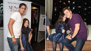 Edson Celulari com os filhos Enzo e Sophia - Thyago Andrade/Photo Rio News