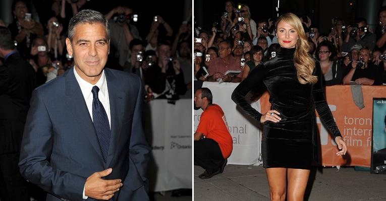 George Clooney e Stacy Keibler - Getty Images