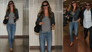 Gisele Bündchen chega no Aeroporto Internacional de Guarulhos - Manuela Scarpa/Photo Rio News