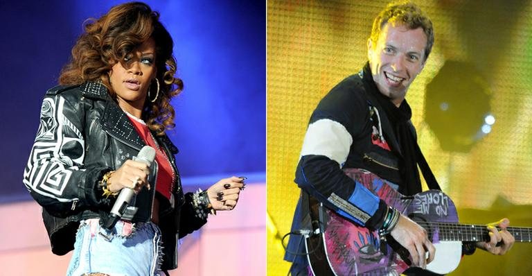 Rihanna e Chris Martin - Getty Images