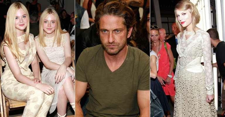 Dakota Fanning, Gerard Butler e Taylor Swift - Getty Images