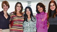 Na capital paulista, Laura Wie e Gigi Monteiro no lançamento da coleção de verão da estilista Lu Monteiro, ao lado de Jacqueline Dalabona e Vera Viel.