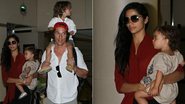 Camila Alves com Matthew McConaughey e os filhos Vida e Levi - The Grosby Group