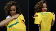 Rihanna ganha camisa do Brasil com seu nome - Divulgação