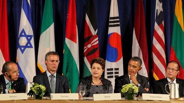 Presidenta Dilma Rousseff durante cerimônia de lançamento da parceria para governo aberto, em NY - Roberto Stuckert / PR