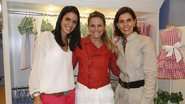 Maria Cândida prestigia lançamento da coleção de Fernanda e Daniela Tonetti, filha e mãe, em São Paulo.