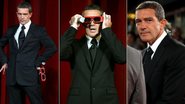 Antonio Banderas brinca com os óculos 3D na pré-estreia de O Gato de Botas - GrosbyGroup