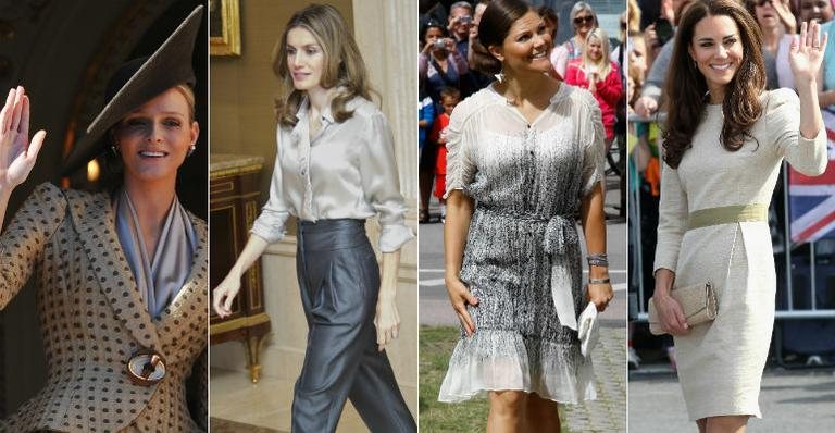 Charlene Wittstock, Letizia, Vitória e Kate Middleton - Getty Images