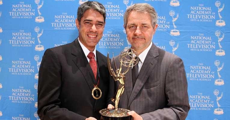 Jornal Nacional vence o Emmy pela 1ª vez - TV Globo/Luiz C Ribeiro