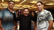 Minotauro, Gleicon Muniz e Minotouro em churrascaria no Rio de Janeiro - Anderson Borde / AgNews