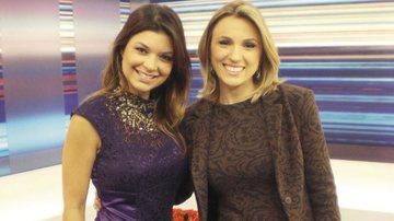 Amanda Françozo recebe a ginecologista Ana Lucia Beltrame no programa da Record News, em SP.