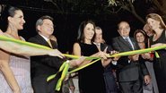 Sheila Podestá, Moema Leão e Eliane Martins, de preto, ao centro, o vicegovernador do DF, Tadeu Filippelli, o ministro do TCU Valmir Campelo, o ministro do STF Gilmar Mendes e a diretora nacional do evento, Silvana Lorenzi, abrem o evento de décor, em