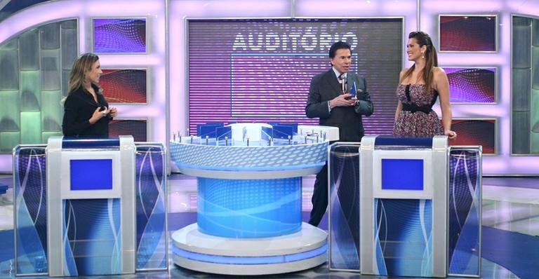 Patricia Abravanel, Silvio Santos e Lívia Andrade - Roberto Nemanis/SBT