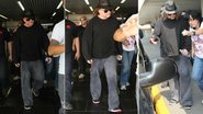 Axl Rose chega ao aeroporto Galeão, no Rio de Janeiro - Marcio Honorato/Honopix