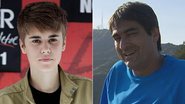 Justin Bieber e Zeca Camargo - Reuters e TV Globo