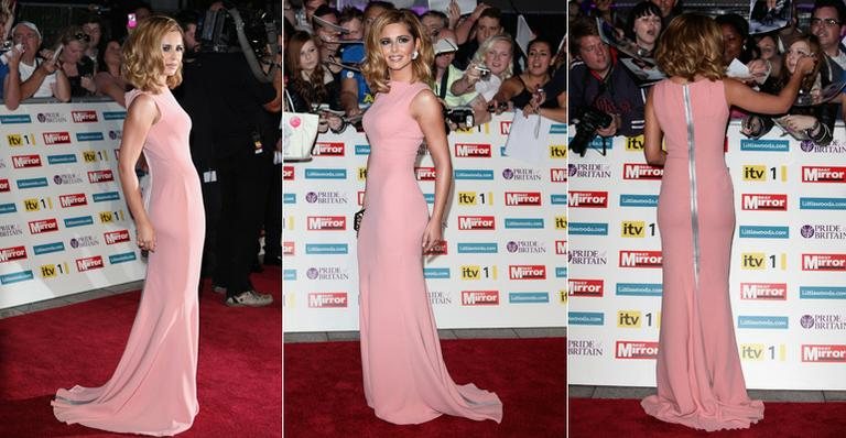 Cheryl Cole retorna aos tapetes vermelhos usando um vestido de Victoria Beckham - Getty Images