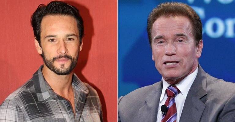 Rodrigo Santoro e Arnold Schwarzenegger - Getty Images