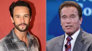 Rodrigo Santoro e Arnold Schwarzenegger - Getty Images