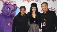 Katy Perry recebe Bazinho Ferraz e Phill Rodrigues antes de show na Chácara do Jockey.