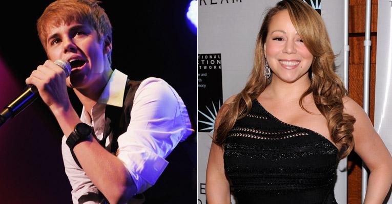 Justin Bieber e Mariah Carey: afinada parceria - Getty Images