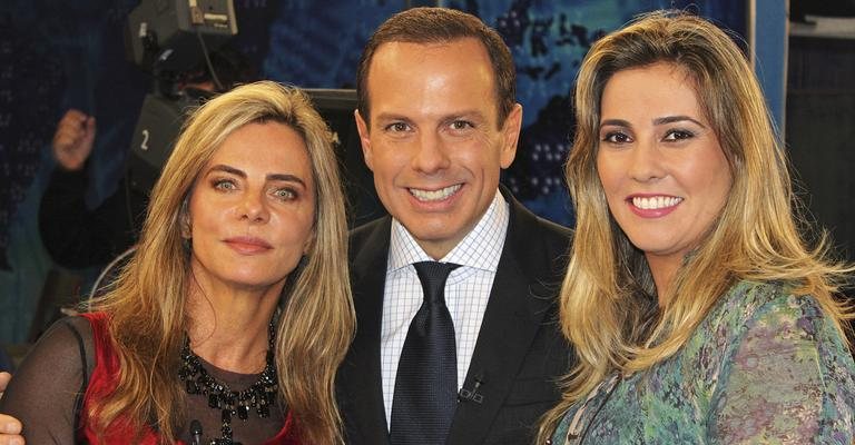 Na atração da Band, João Doria Jr. recebe Bruna Lombardi e Taciana Kalili, SP.