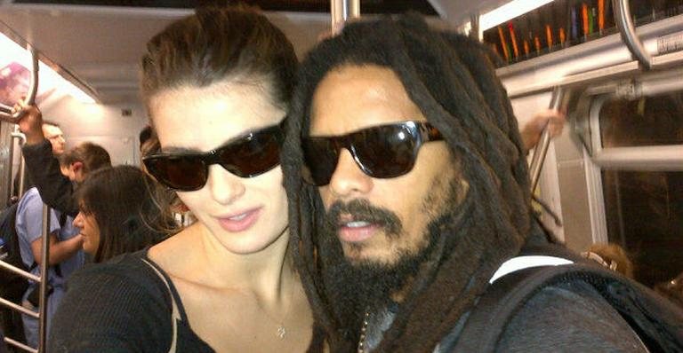 Isabeli Fontana e Rohan Marley: romance no metrô de Nova York - Reprodução/Twitter