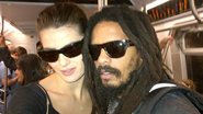 Isabeli Fontana e Rohan Marley: romance no metrô de Nova York - Reprodução/Twitter