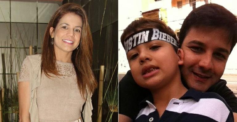 Nívea Stelmann deixa o filho, Miguel, ir ao show de Justin Bieber com o padrinho - AgNews; Reprodução/Twitter