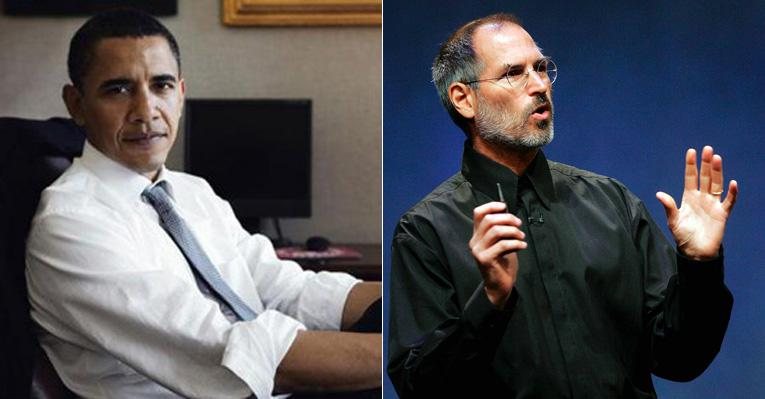 Barack Obama e Steve Jobs - Getty Images